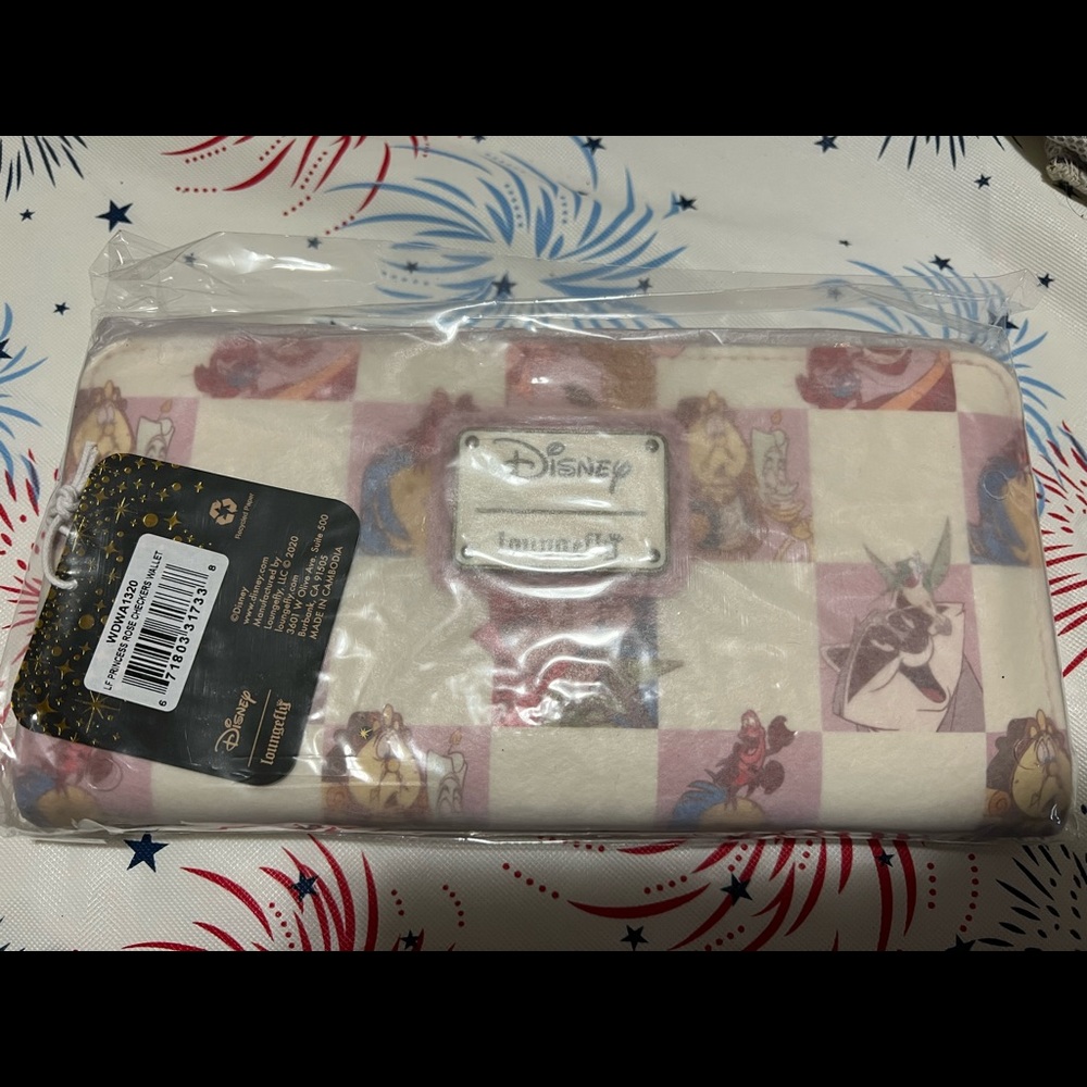Disney Loungefly Princess Sidekicks checkered: Flounder, Cogsworth, and more - Picture 4 of 8